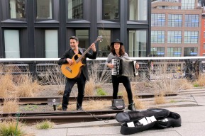 Marzo 2016, New York - Playing on the High Line